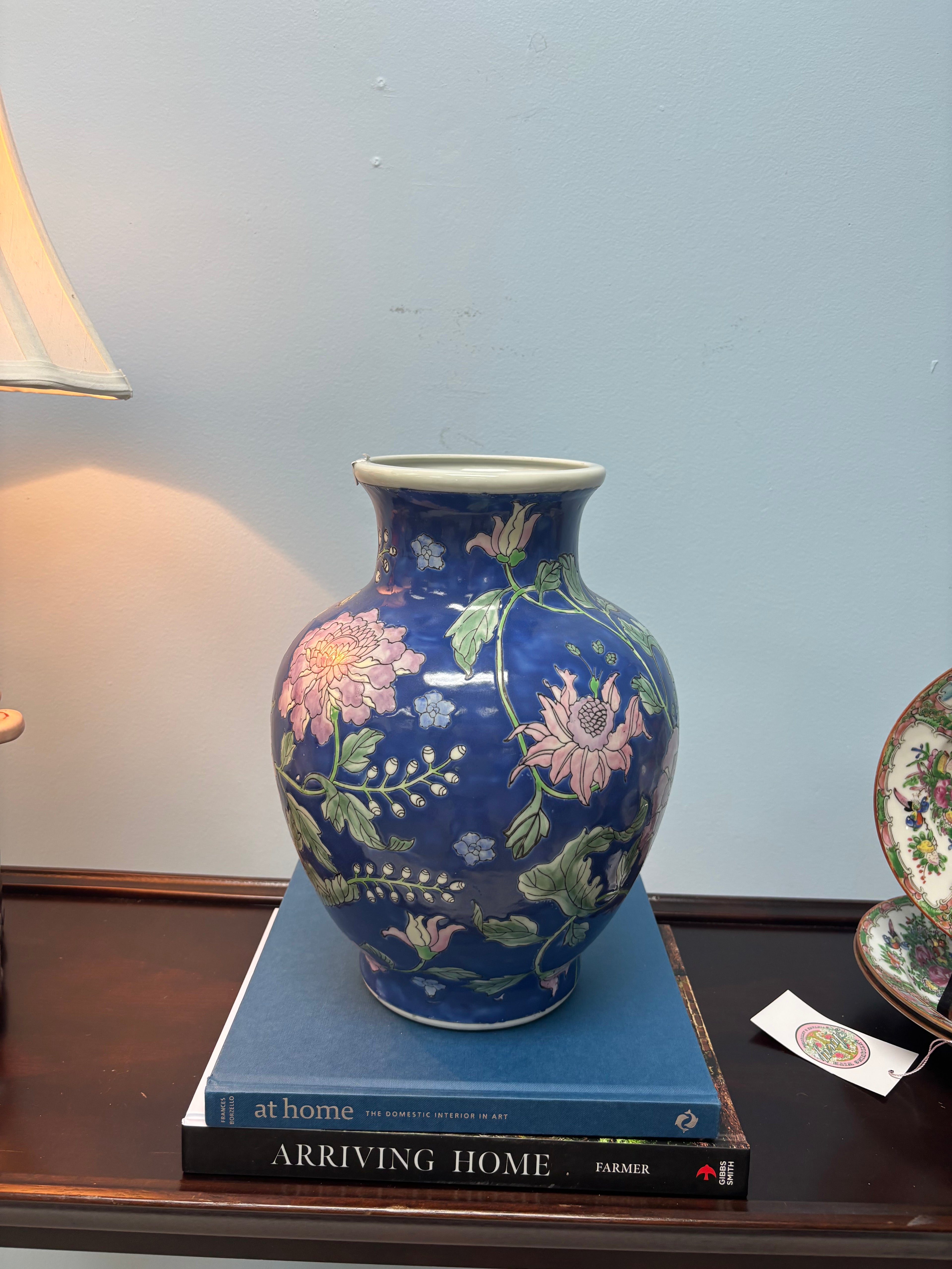 Purple Floral Large Vase