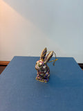 Mini Cloissone Bunny Ornament