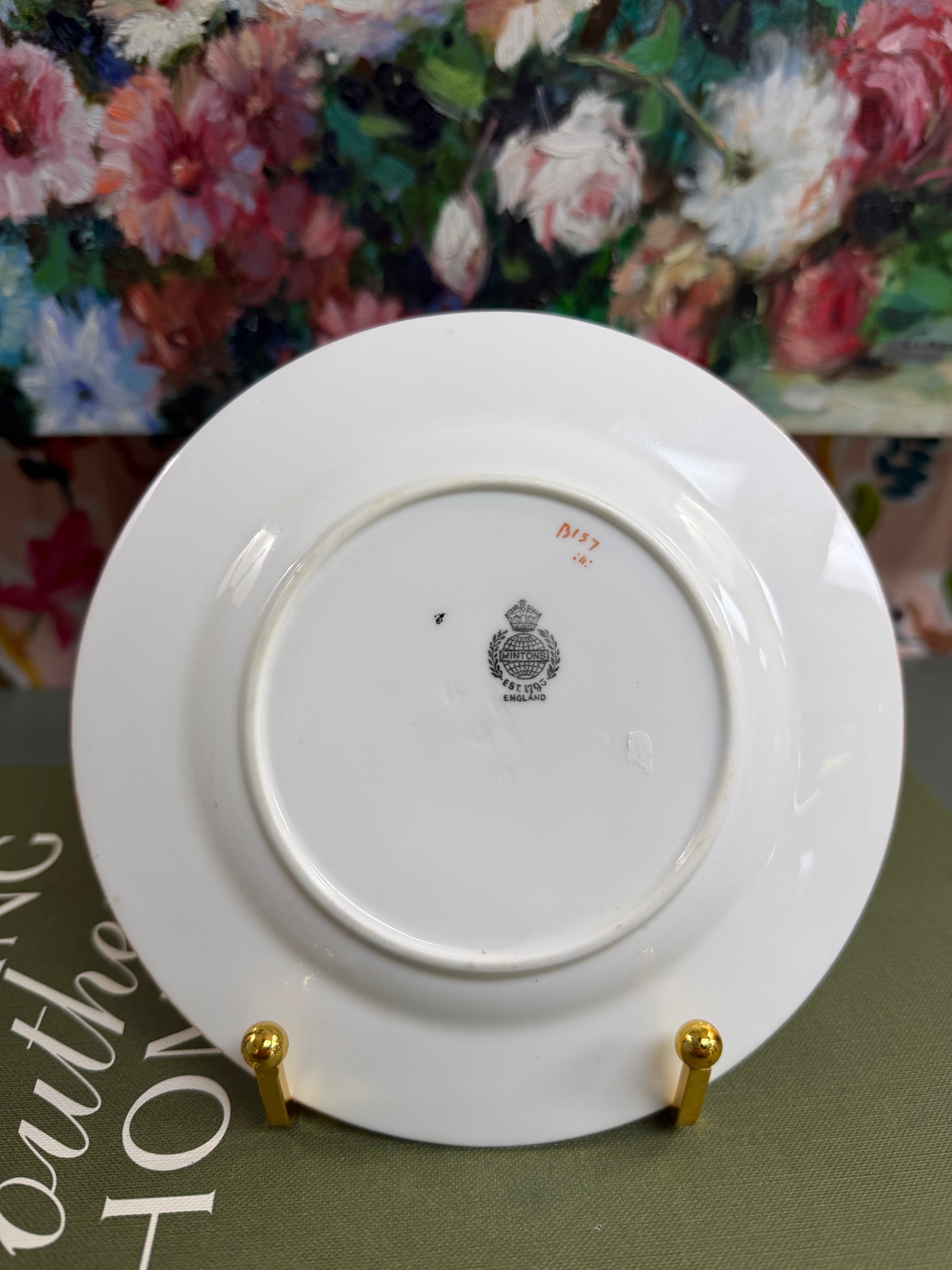 Floral Minton Saucer