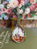 Vintage Large Rose Medallion Spoon