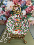 Vintage 6” Rose Medallion Plate