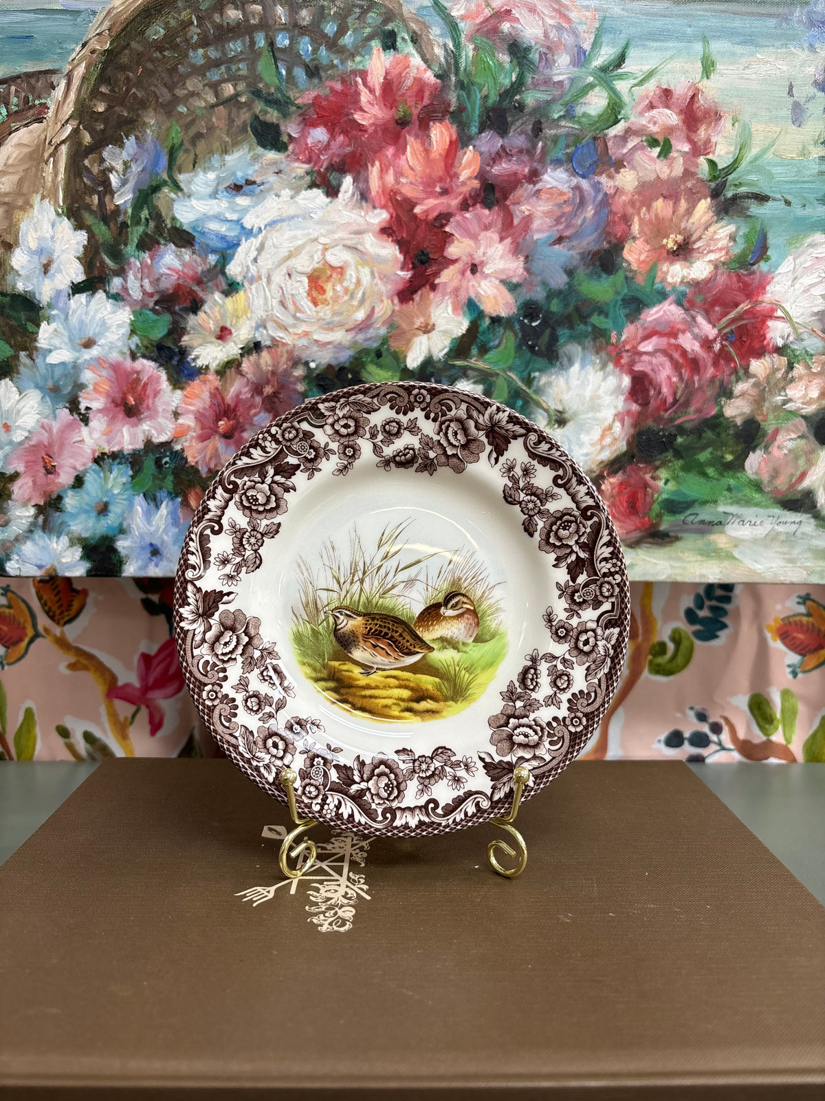 Spode Woodland Canapé Plate