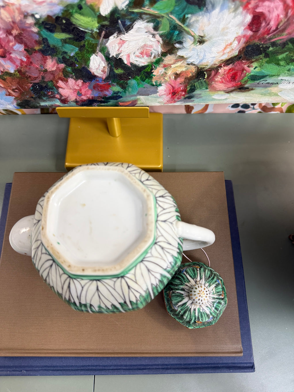 8.5” Bok Choy Large Teapot
