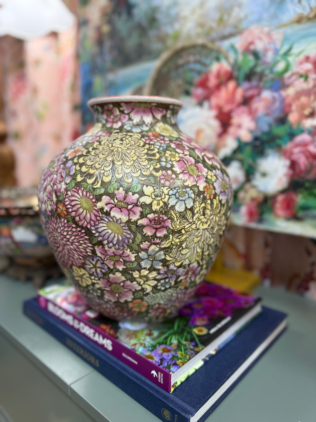 Gold Millieflur Vase