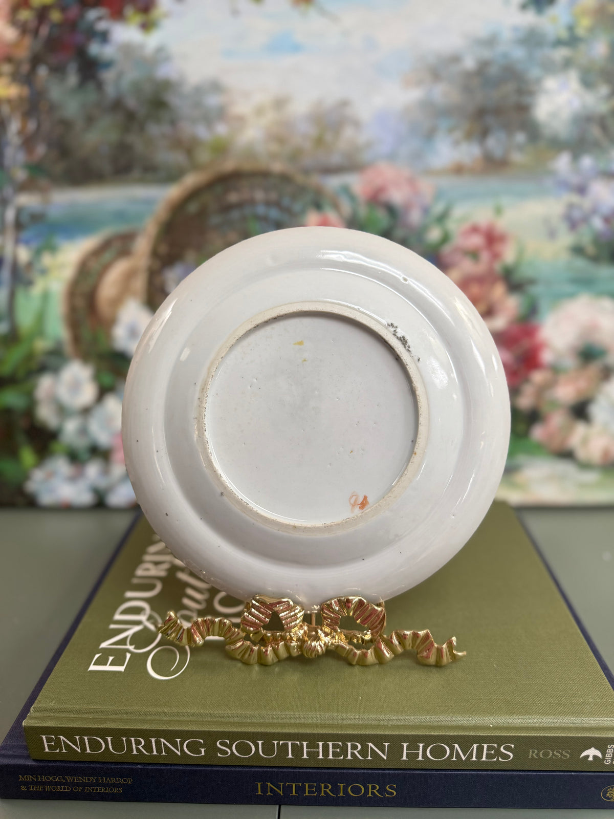 Antique Rose Medallion Plate *AS IS*