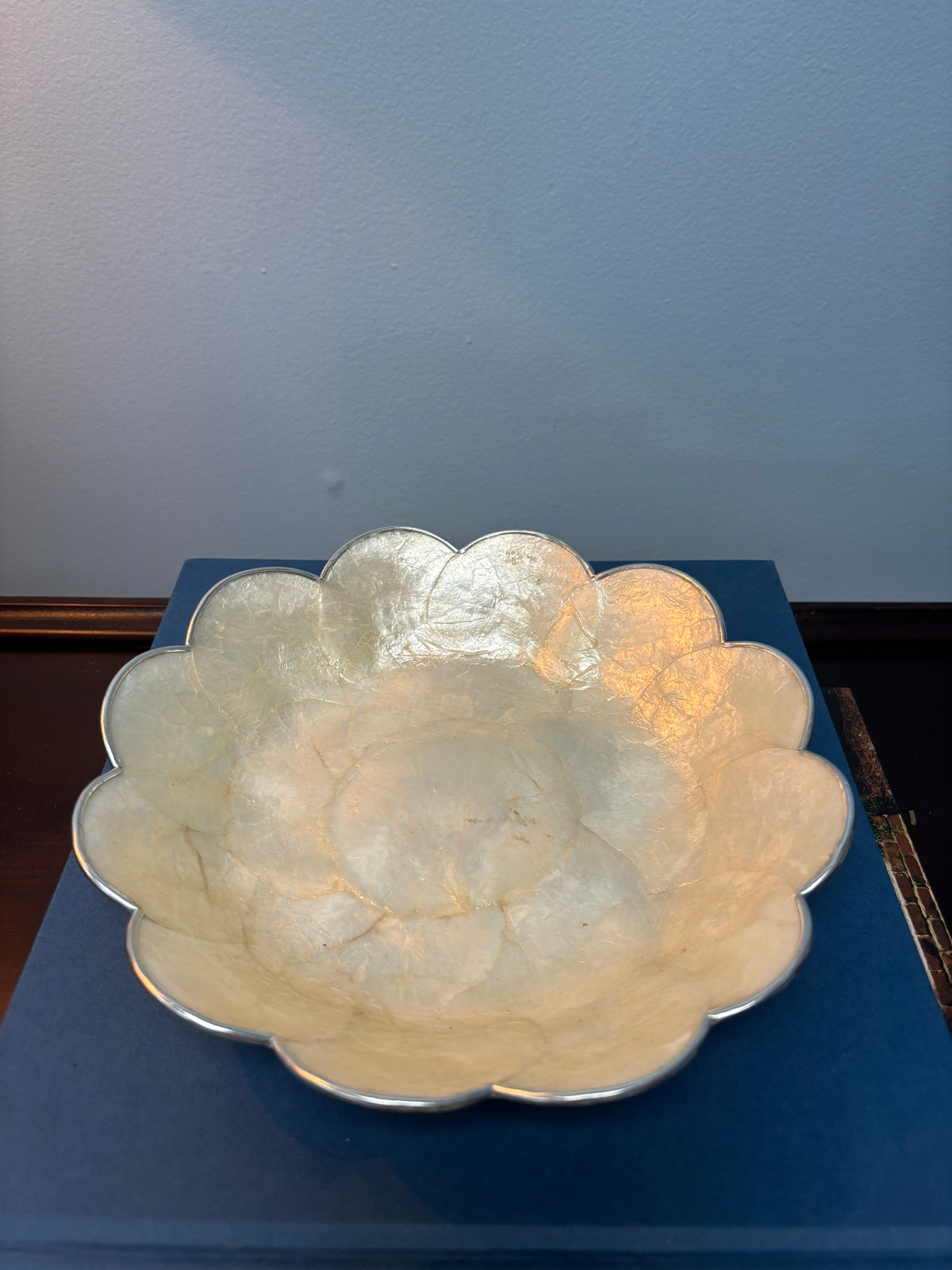 Capiz Shell Shallow Bowl