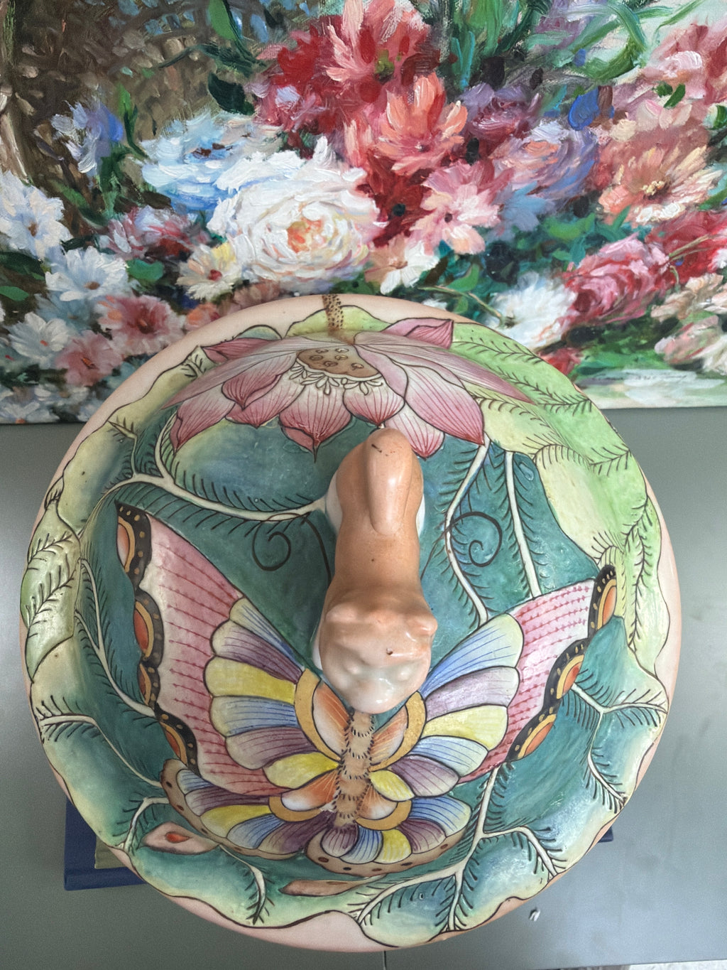 Bok Choy Lidded Jar