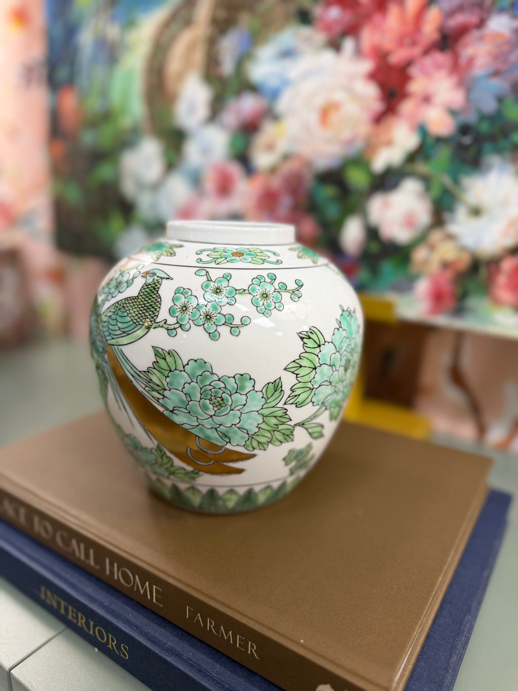 Green Gold Imari Jar