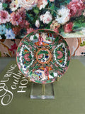 Vintage 4.5” Rose Medallion Saucer