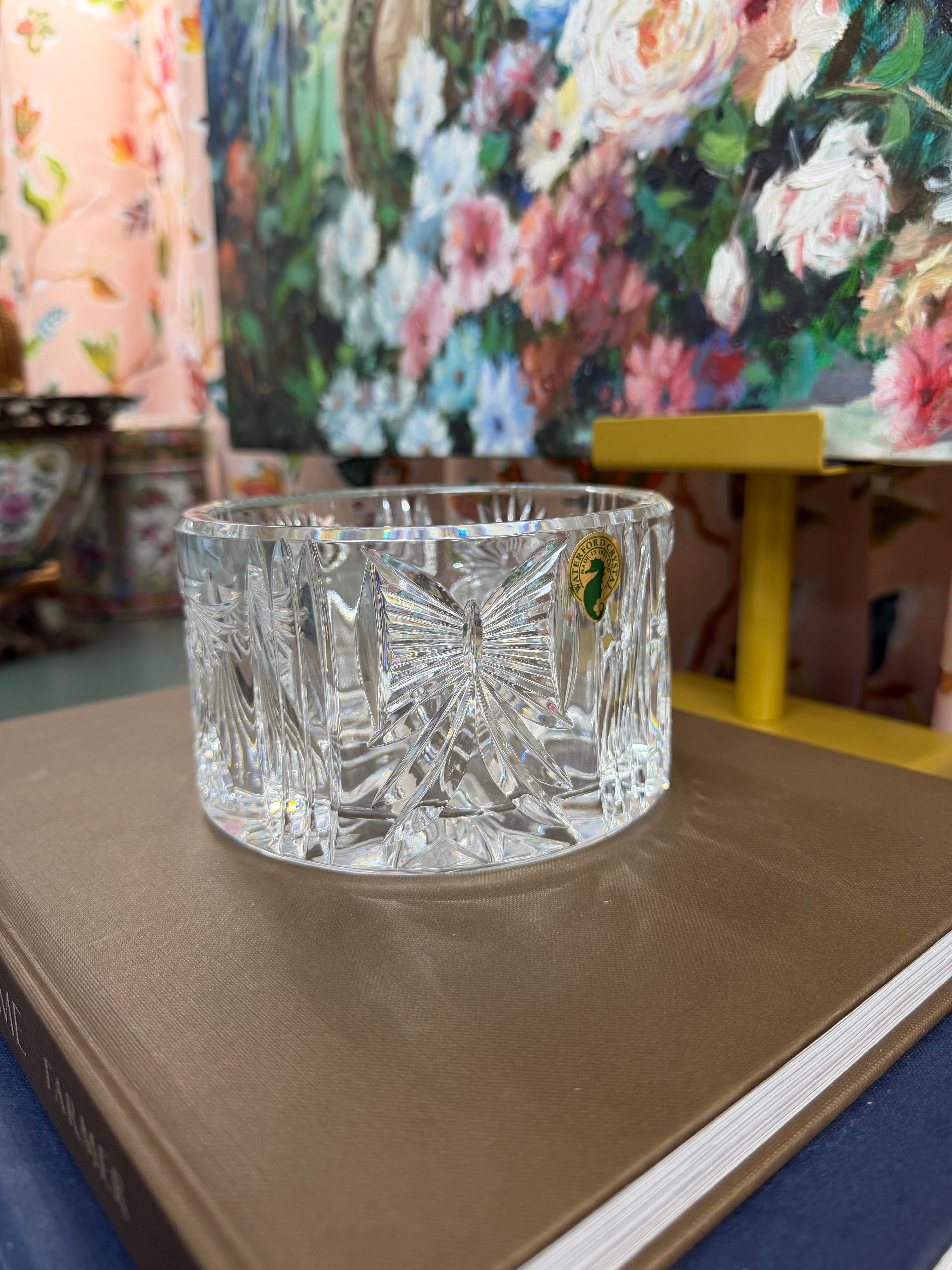 Waterford Crystal Champagne Bottle Coaster w/ Original Box