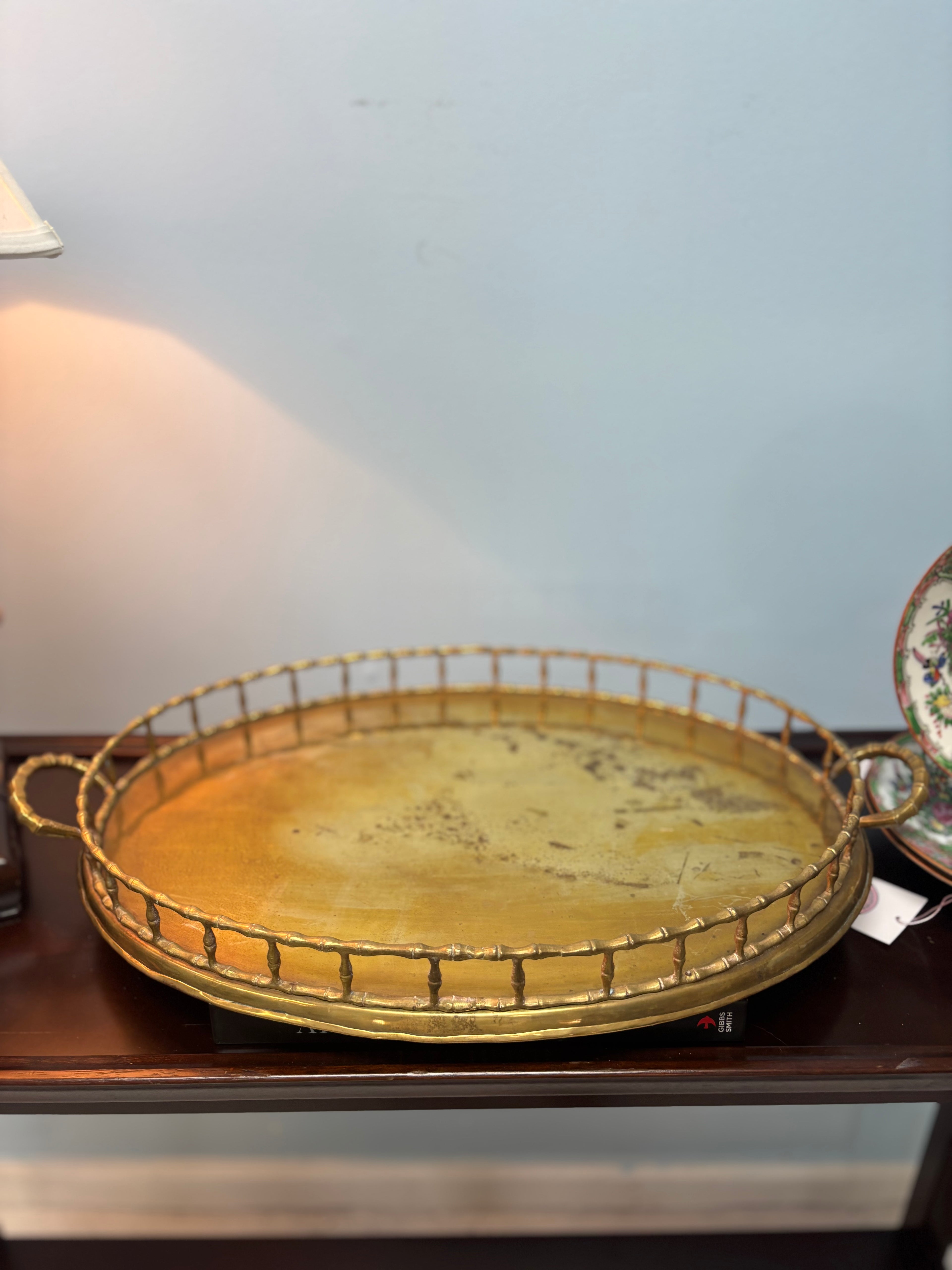 Large Brass Tray 22 inches
