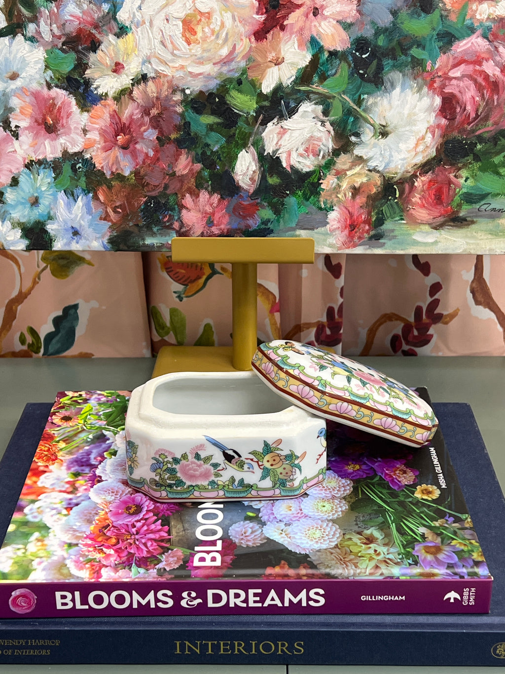 New Rose Canton Lidded Box