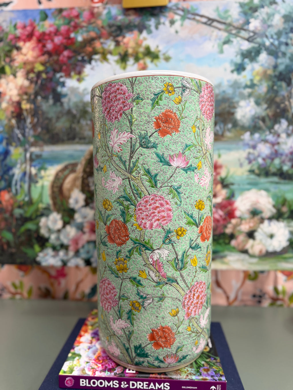 Vintage Green Umbrella Stand