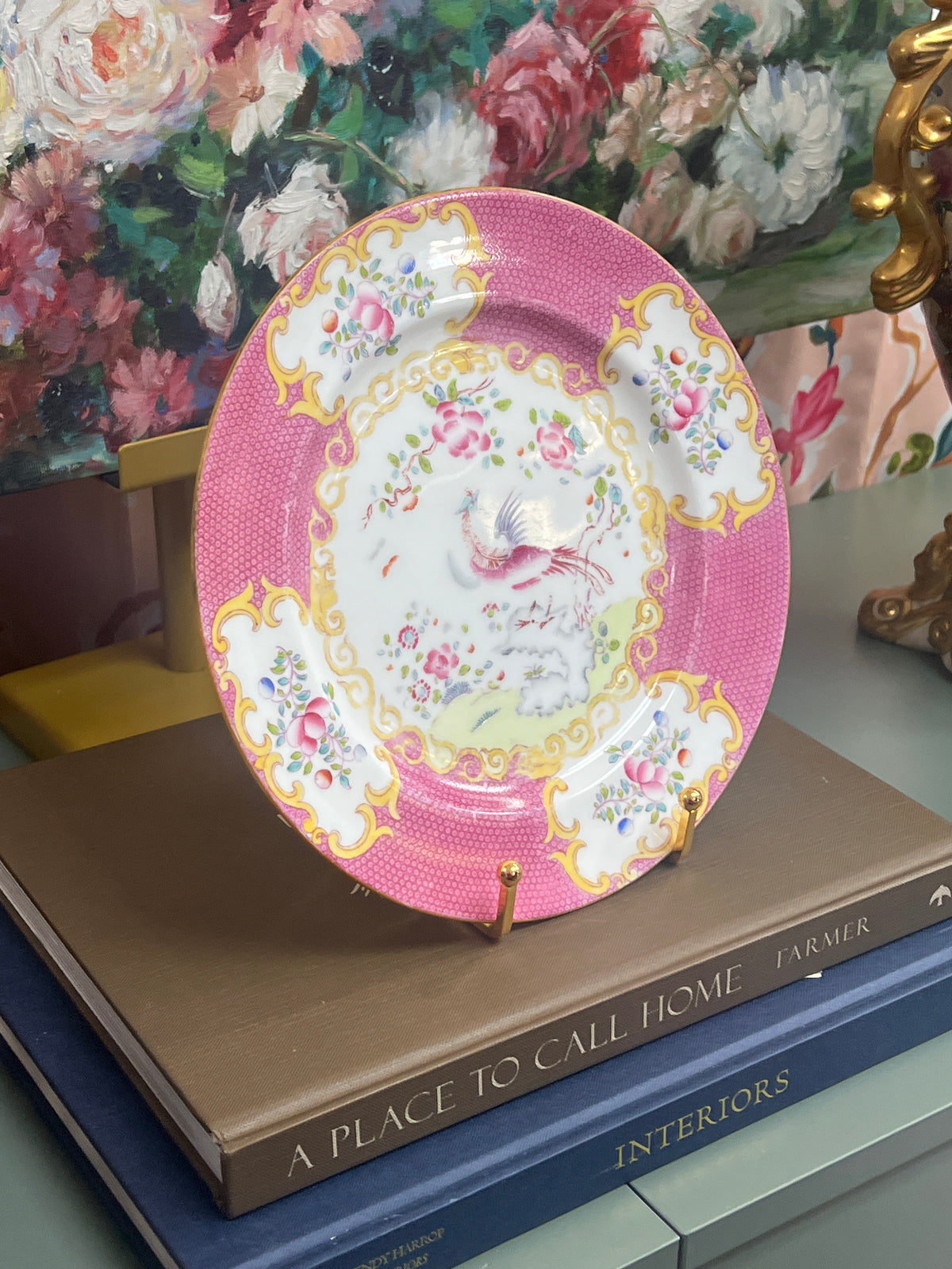 Pink Minton Plate