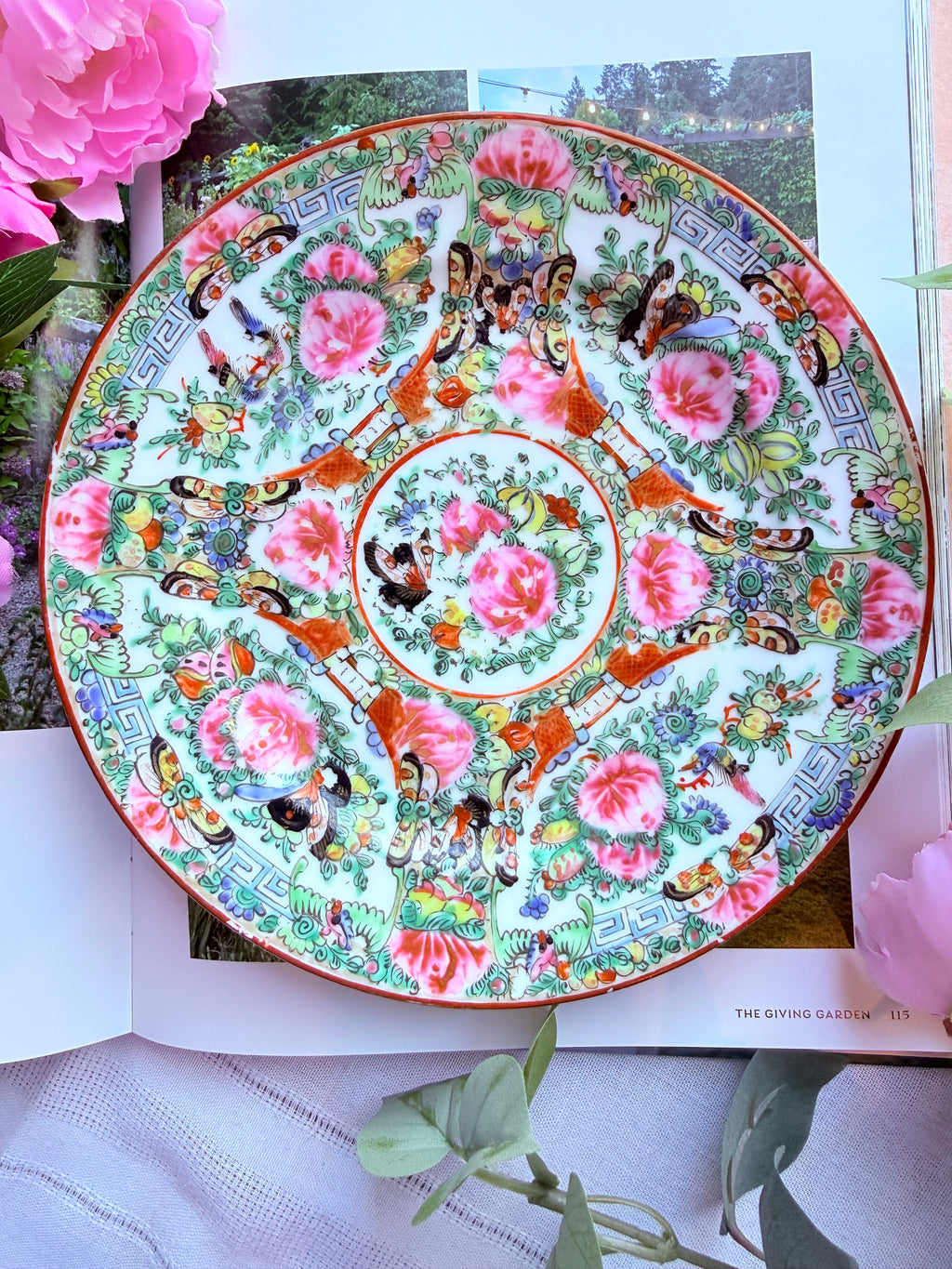 Rose Canton Plate