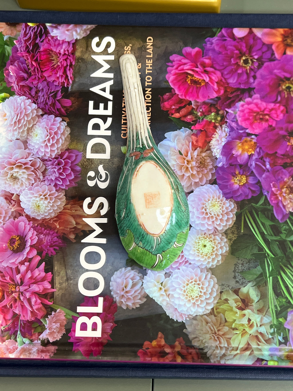 Bok Choy Spoon w/ Pink Butterfly