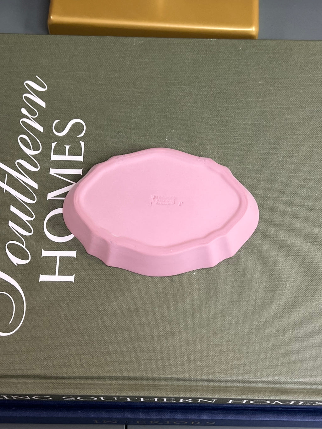 Pink Wedgwood Pen Dish