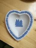 Inverted Blue on White Wedgwood Heart *AS IS*