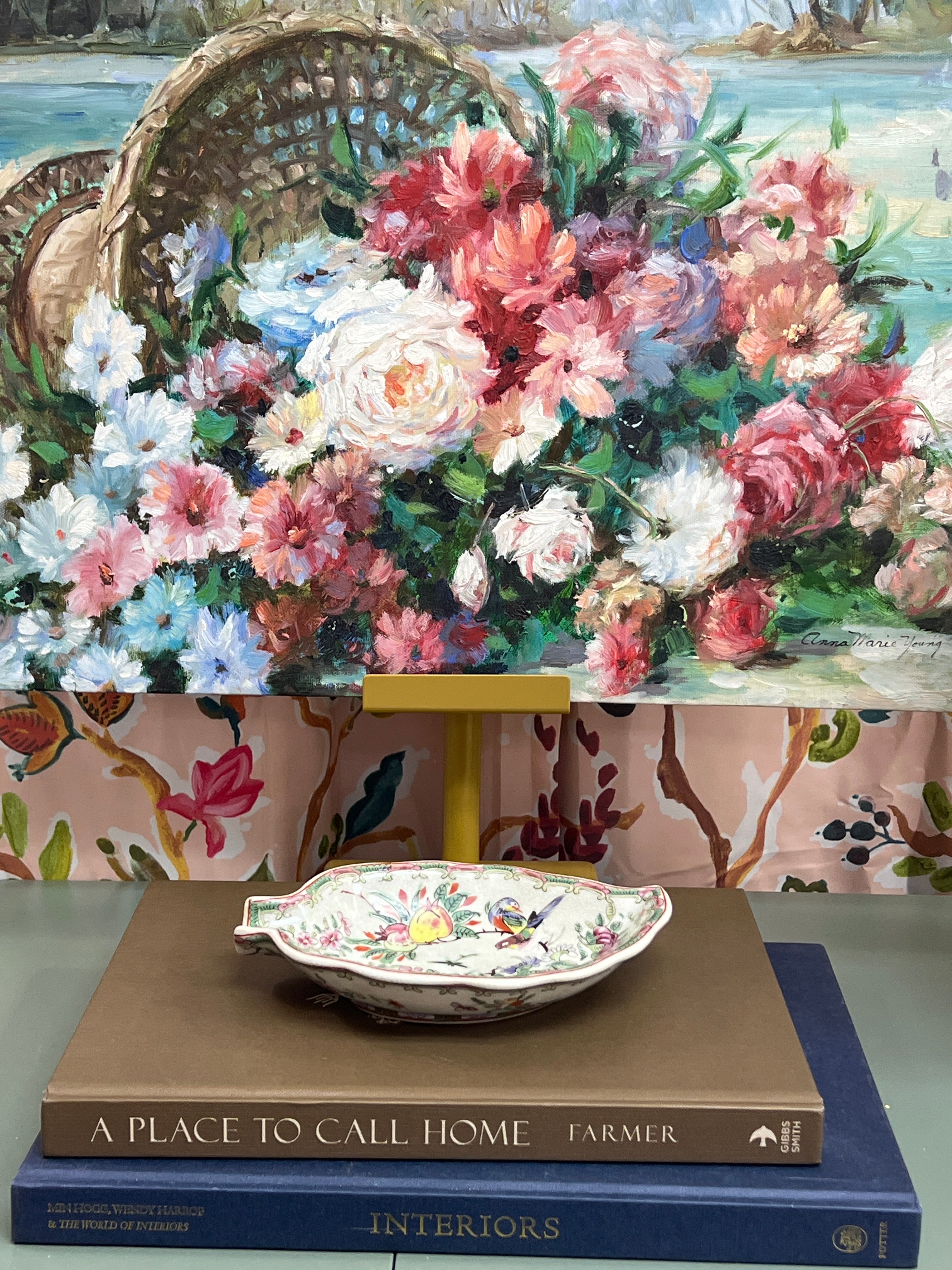 New Rose Canton Leaf Plate