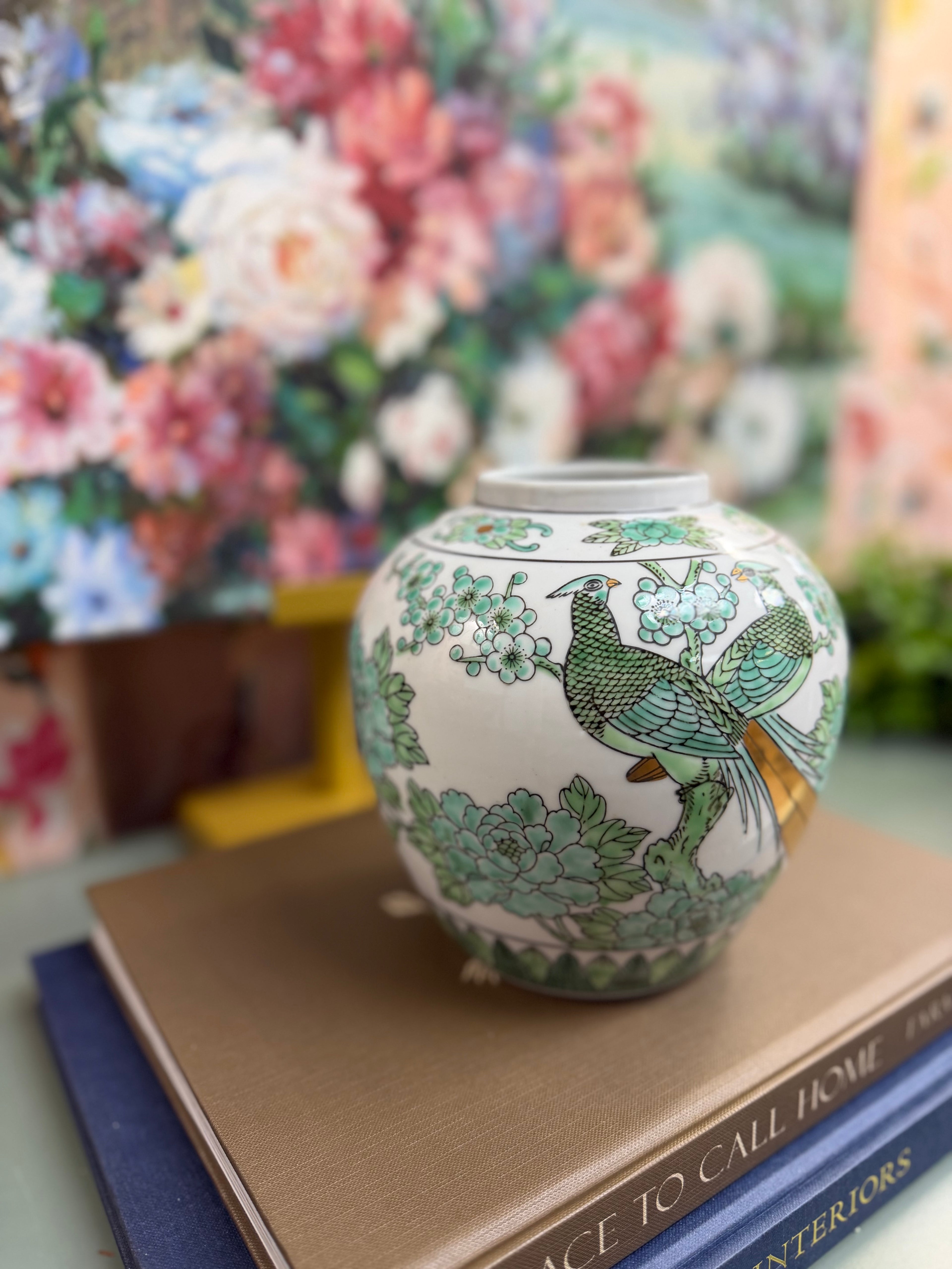 Green Gold Imari Jar
