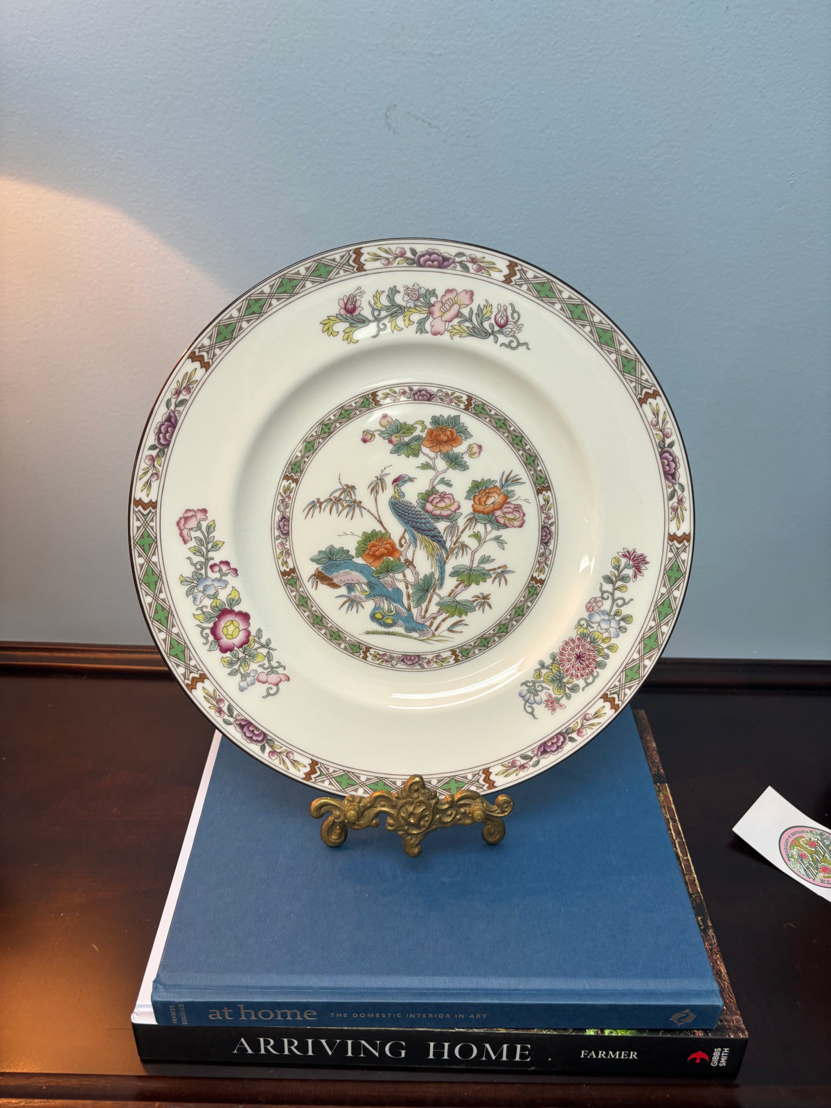 Wedgwood Bird and Floral Dinner Plate