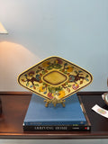 Indian Tree Diamond Shaped Platter