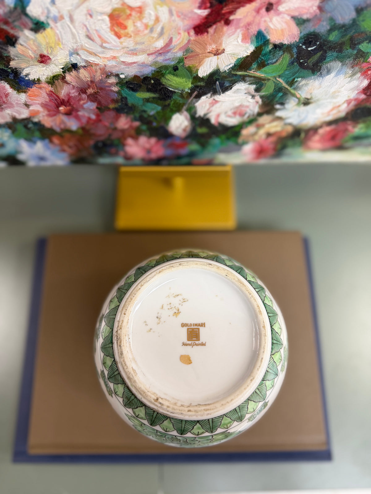 Green Gold Imari Jar