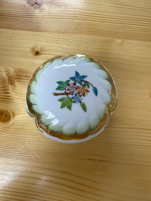 Herend Chinese Bouquet Lidded Dish