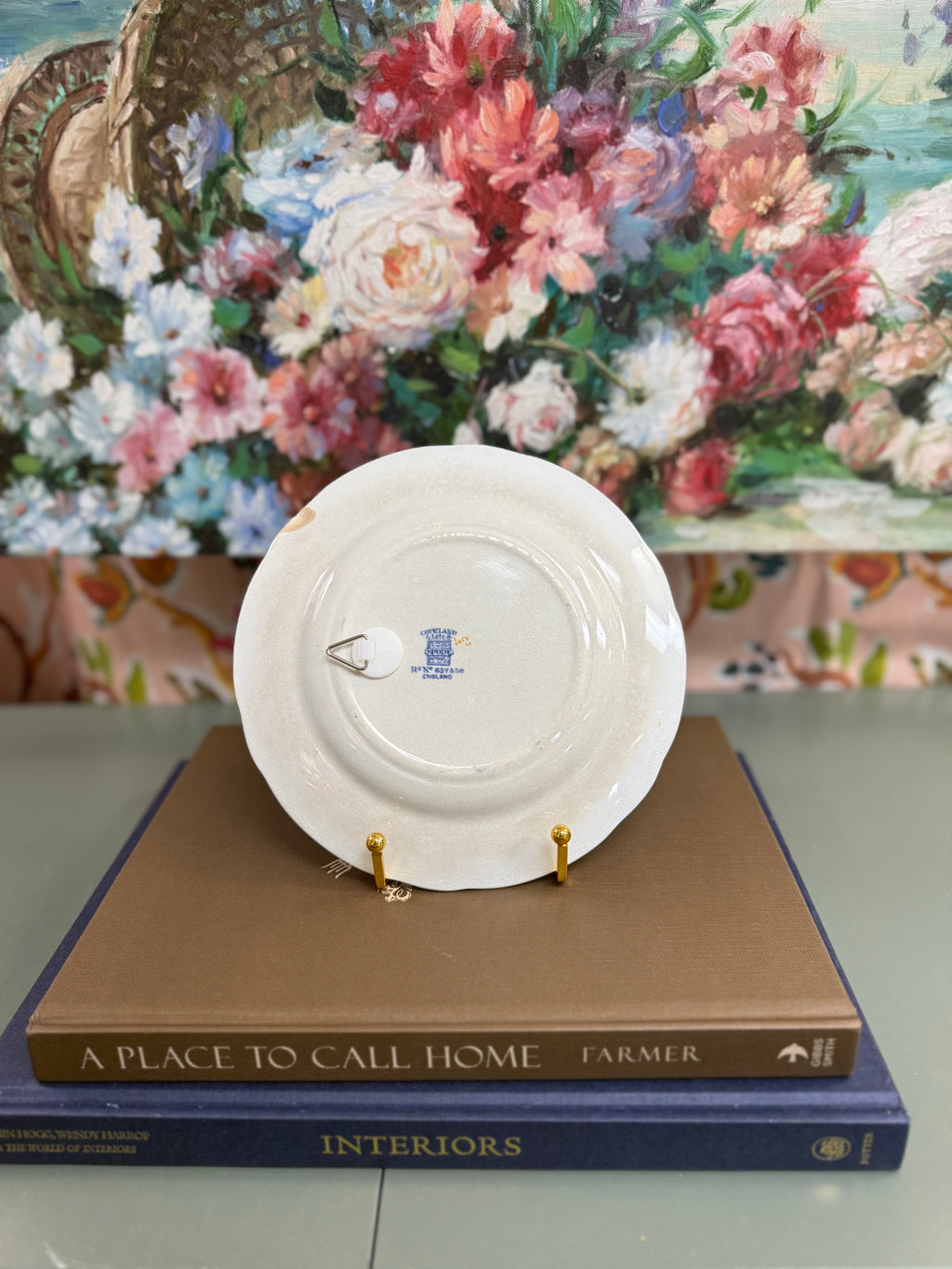Copeland Spode Blue Floral Salad Plate