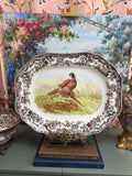 Large Spode Woodland Pheasant Tray