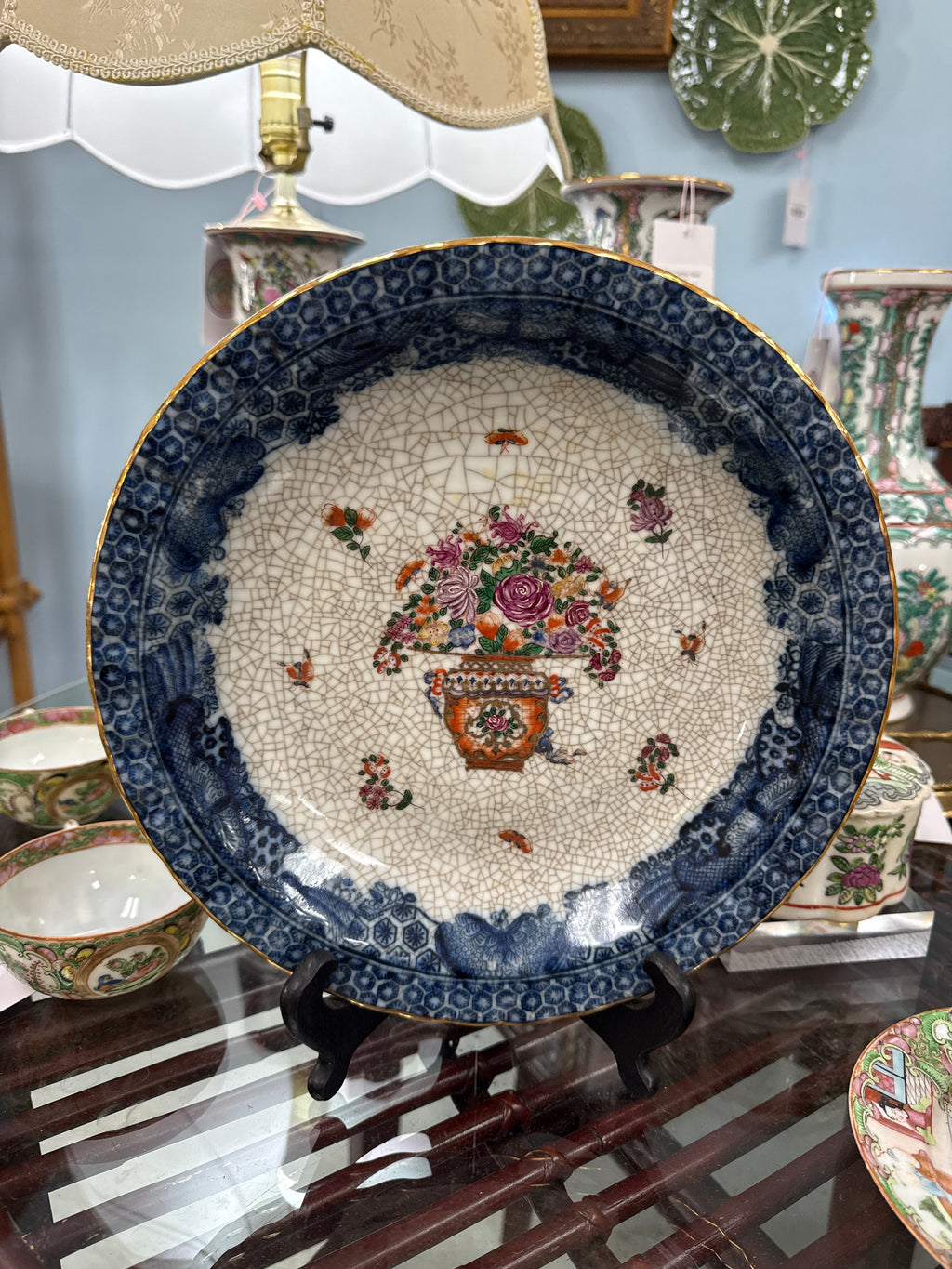 United Wilson Floral Plate