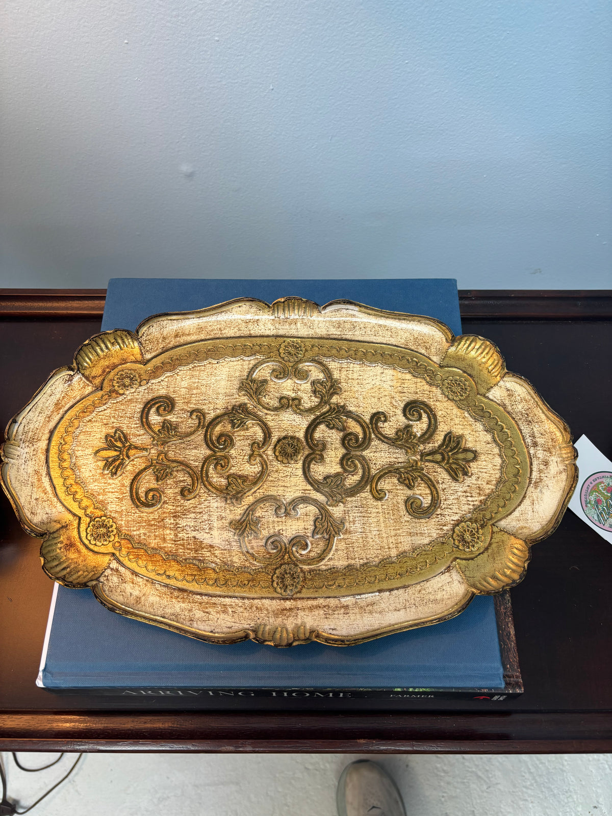Tan Florentine Tray
