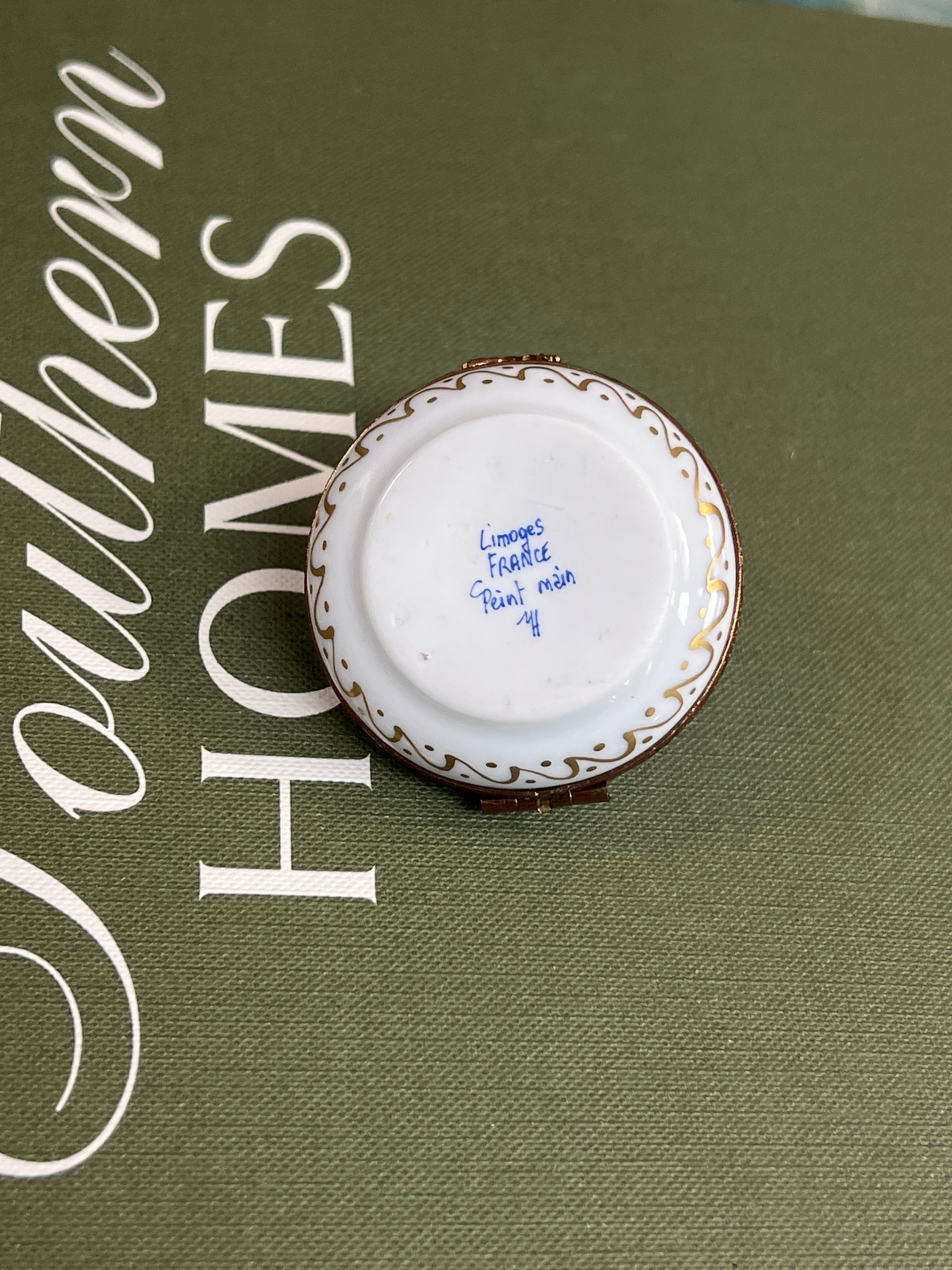 Yellow Hat Limoges box