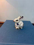 Mini White Cloissone Bunny