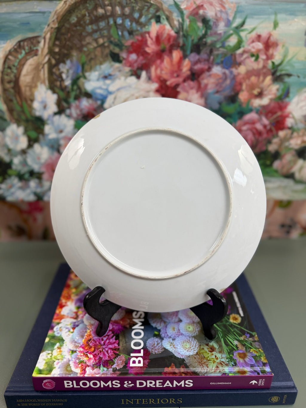 Vintage 10” Rose Canton Plate