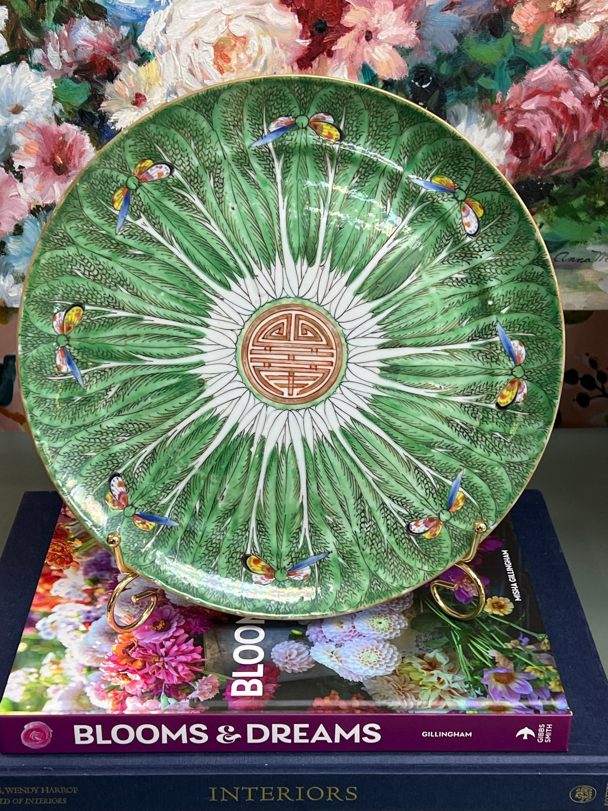 10” Antique Bok Choy Plate