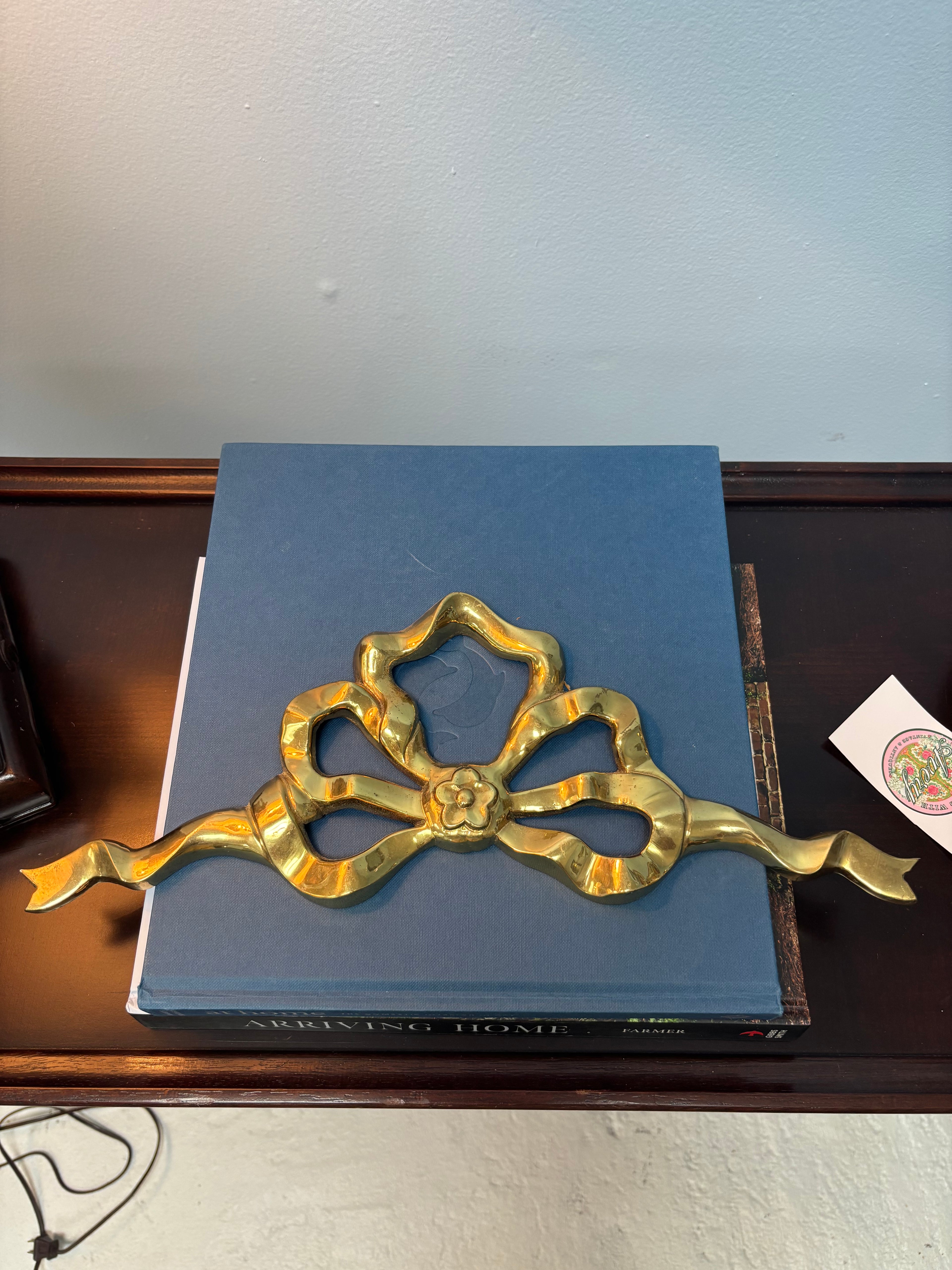 Large Brass Bow