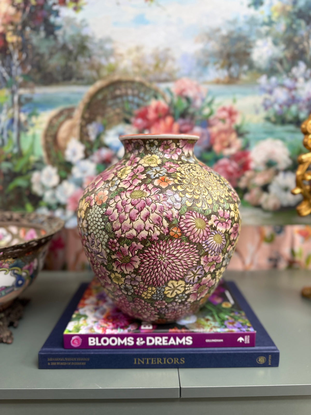 Gold Millieflur Vase