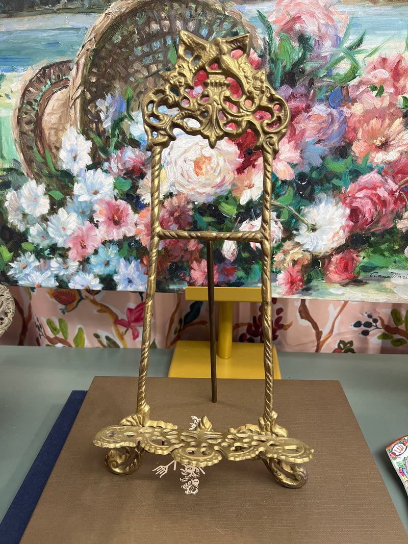 Gold Brass Easel