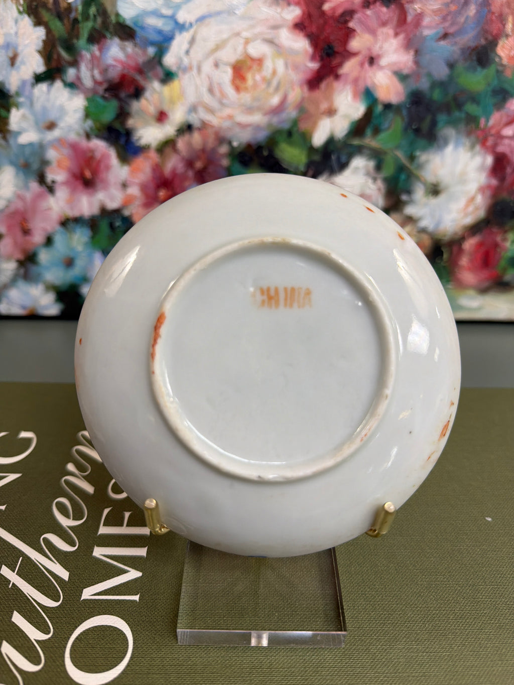 4.25 inches Antique Rose Canton Plate