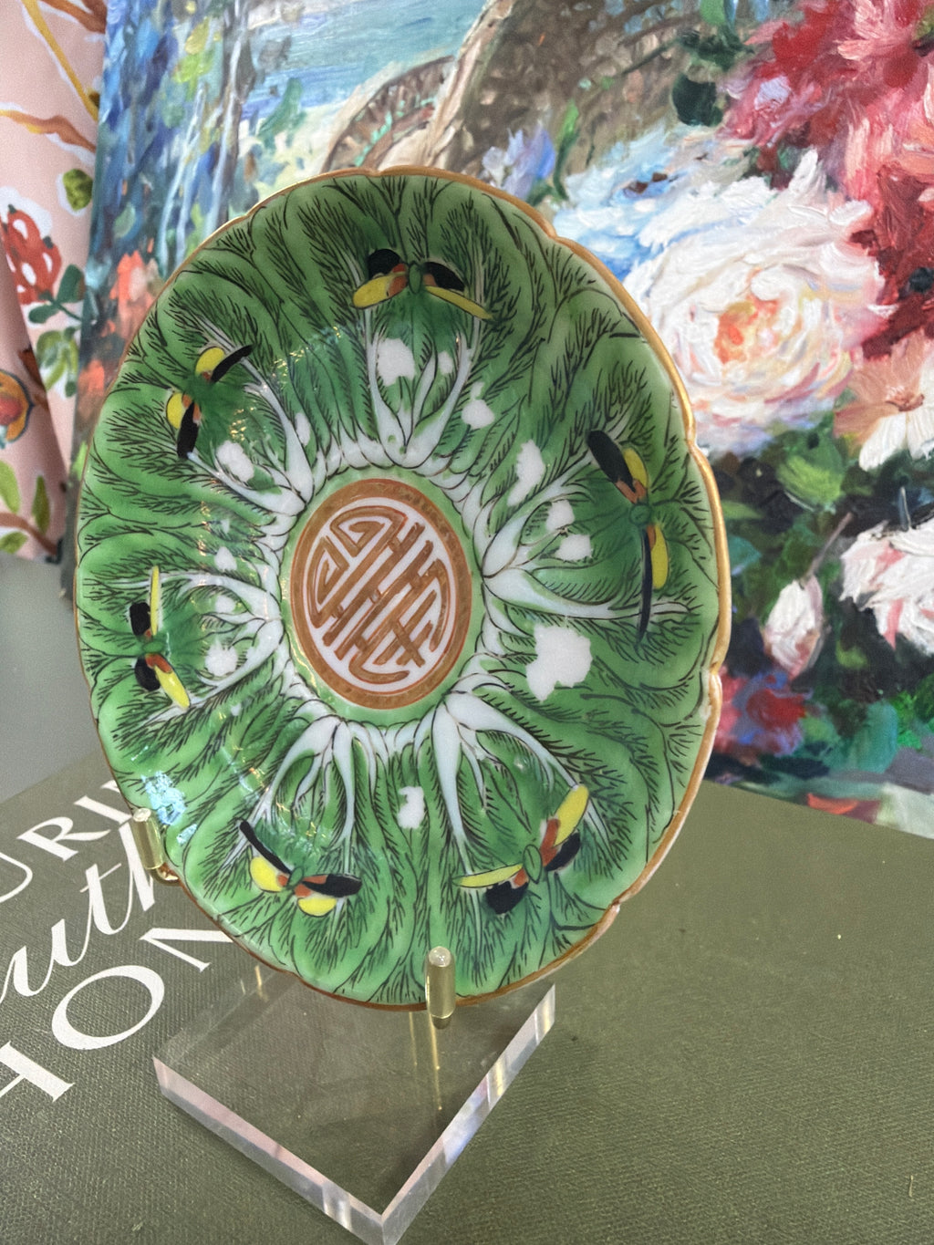 4.75” Scalloped Bok Choy Plate *AS IS*