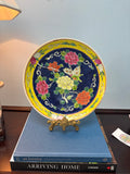 Blue Butterfly Porcelain Plate 10 inches