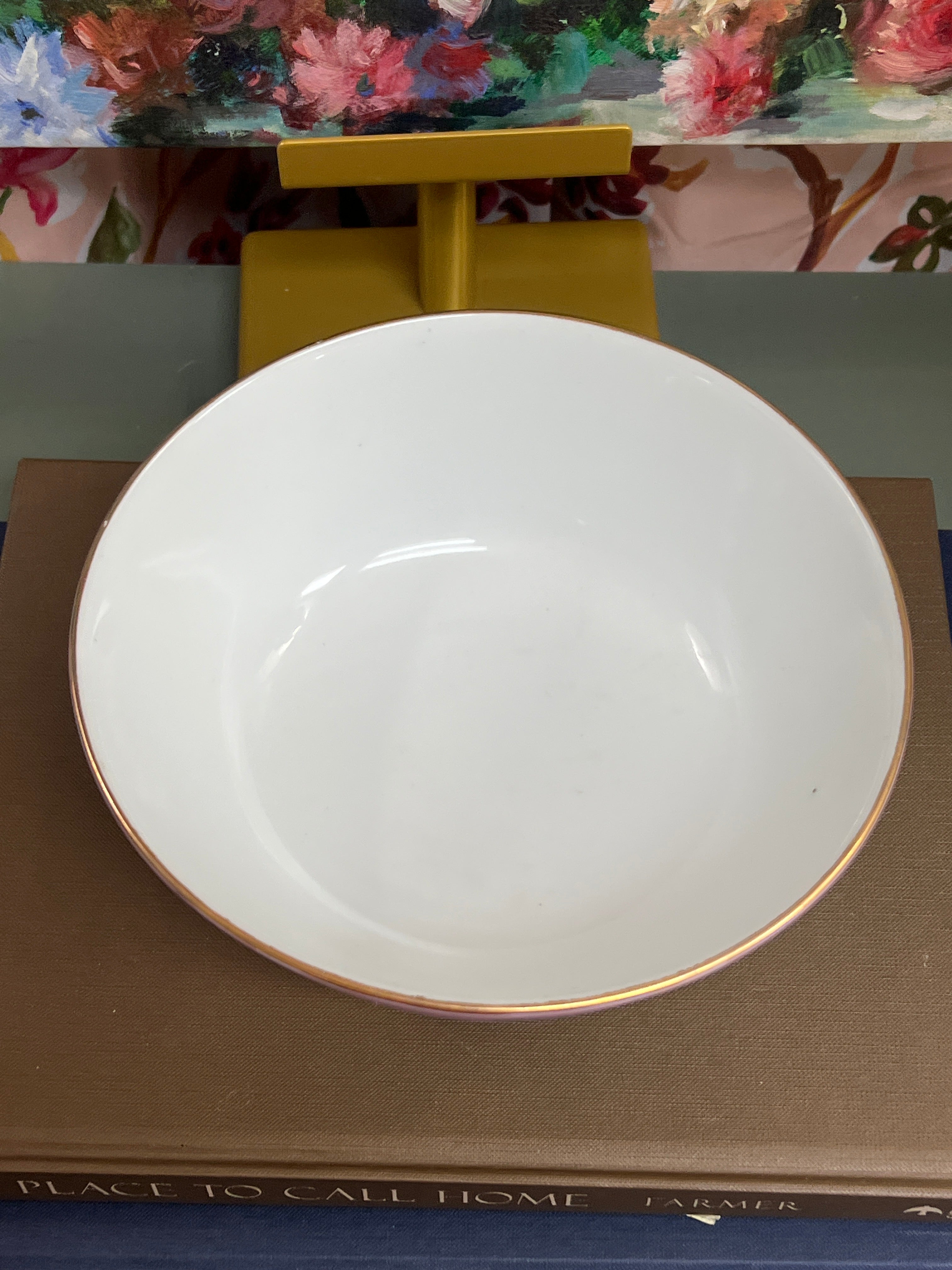 Pink Floral Bowl