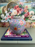 Purple Floral Vase