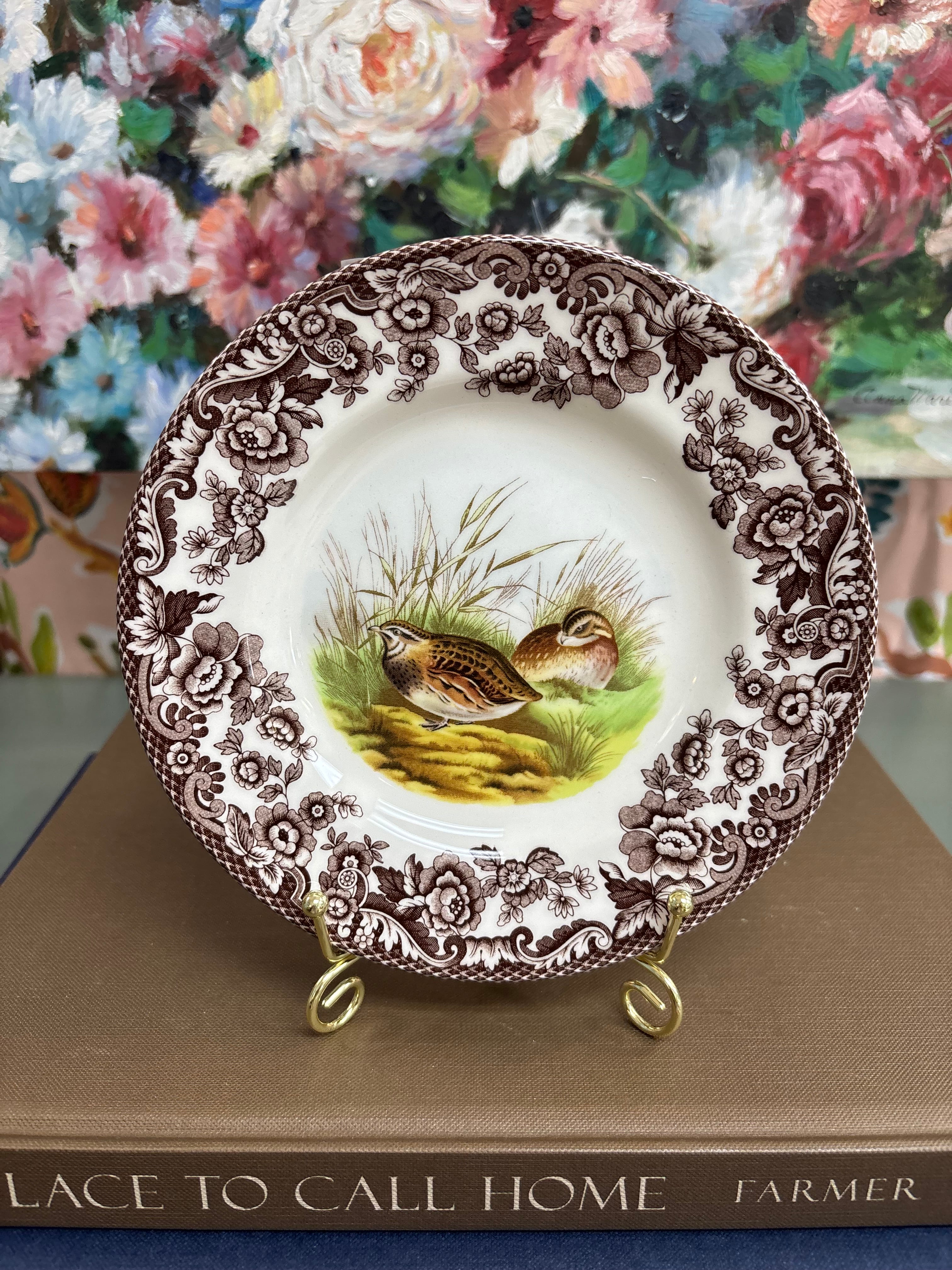 Spode Woodland Canapé Plate