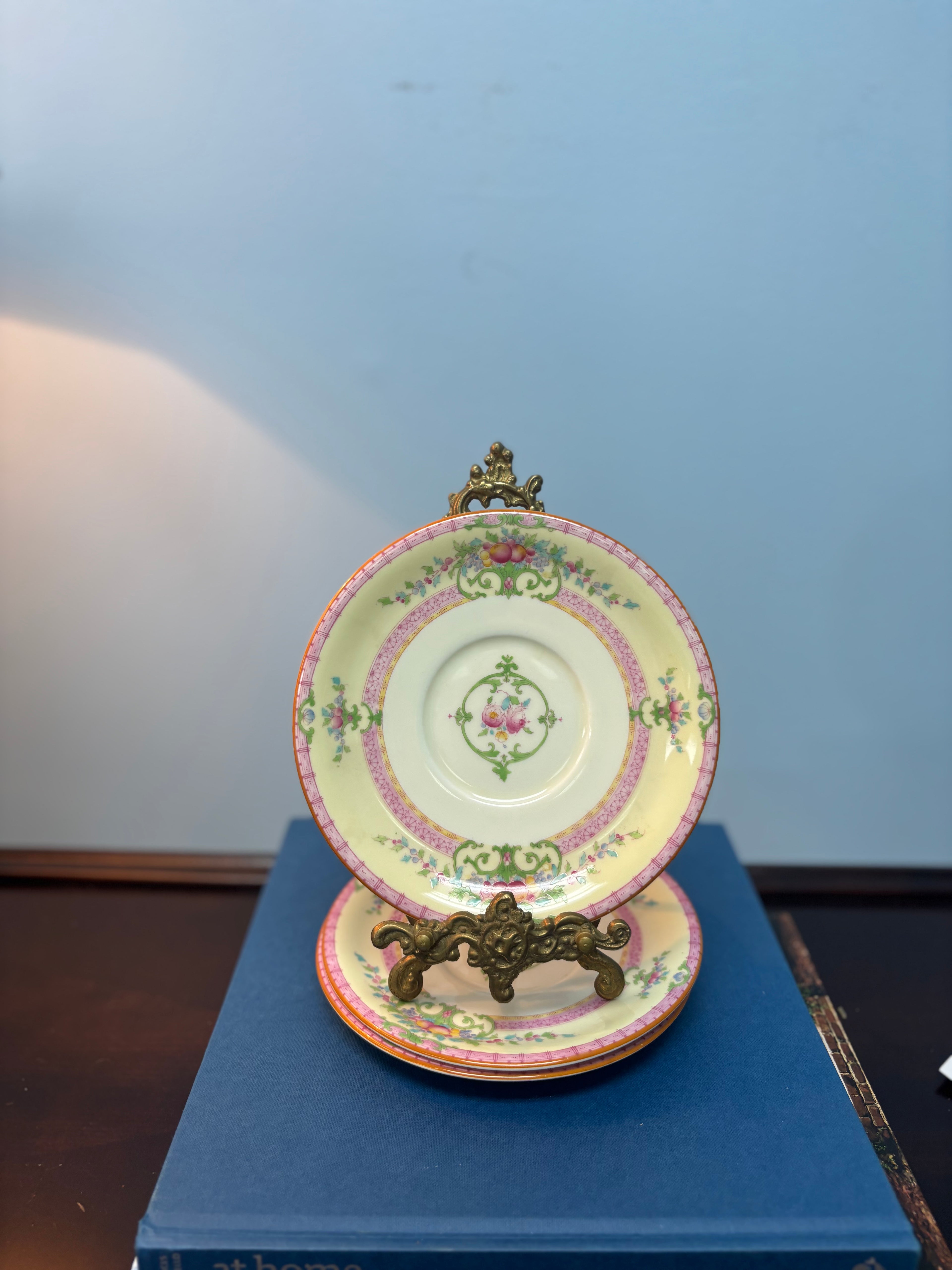 Cordova Pink Rimmed Saucer