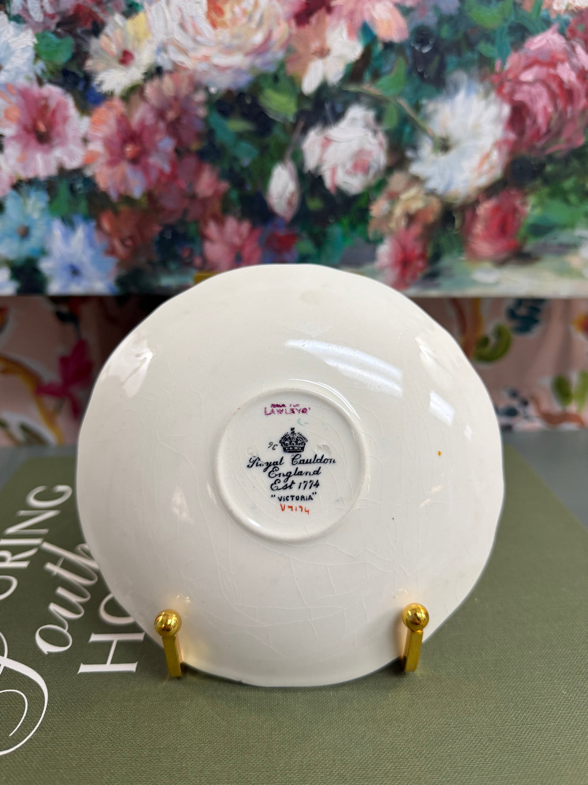 Royal Cauldon Scalloped Victoria Saucer