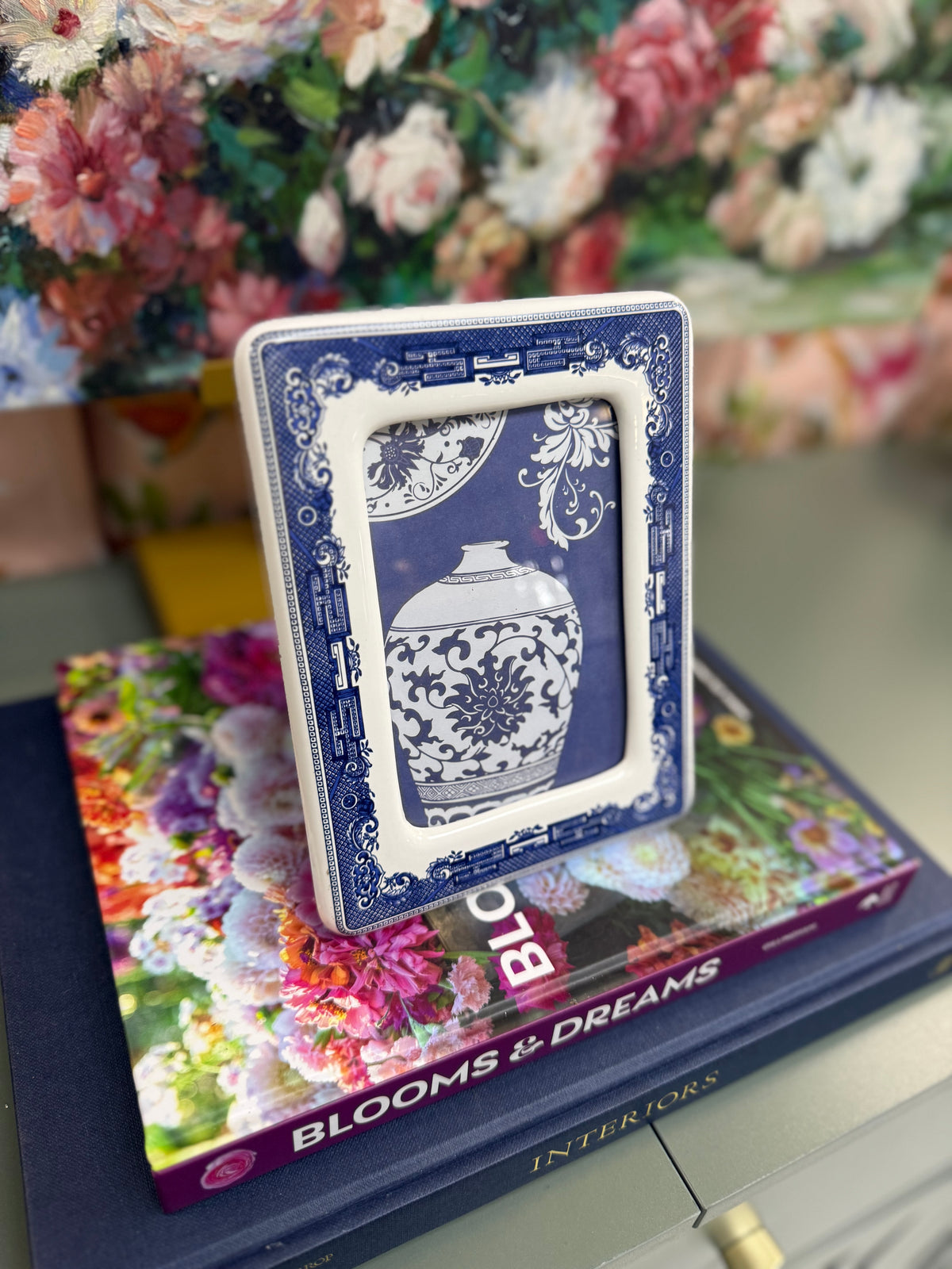 3 by 5 Blue Willow Frame
