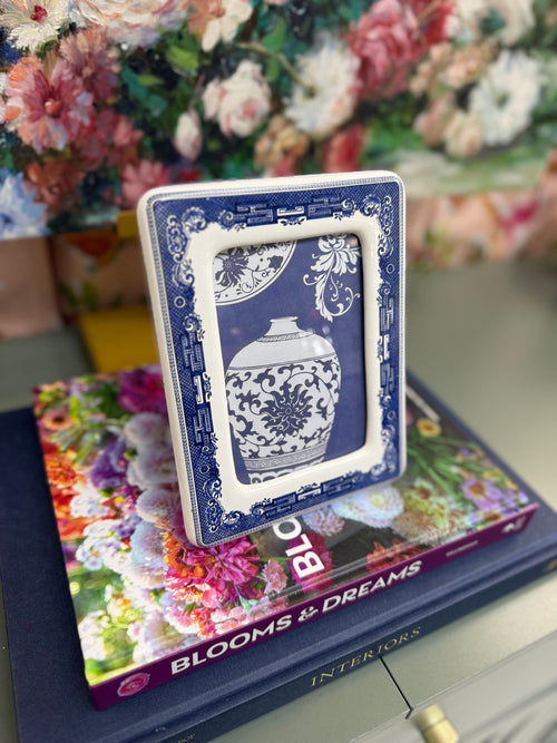 3 by 5 Blue Willow Frame