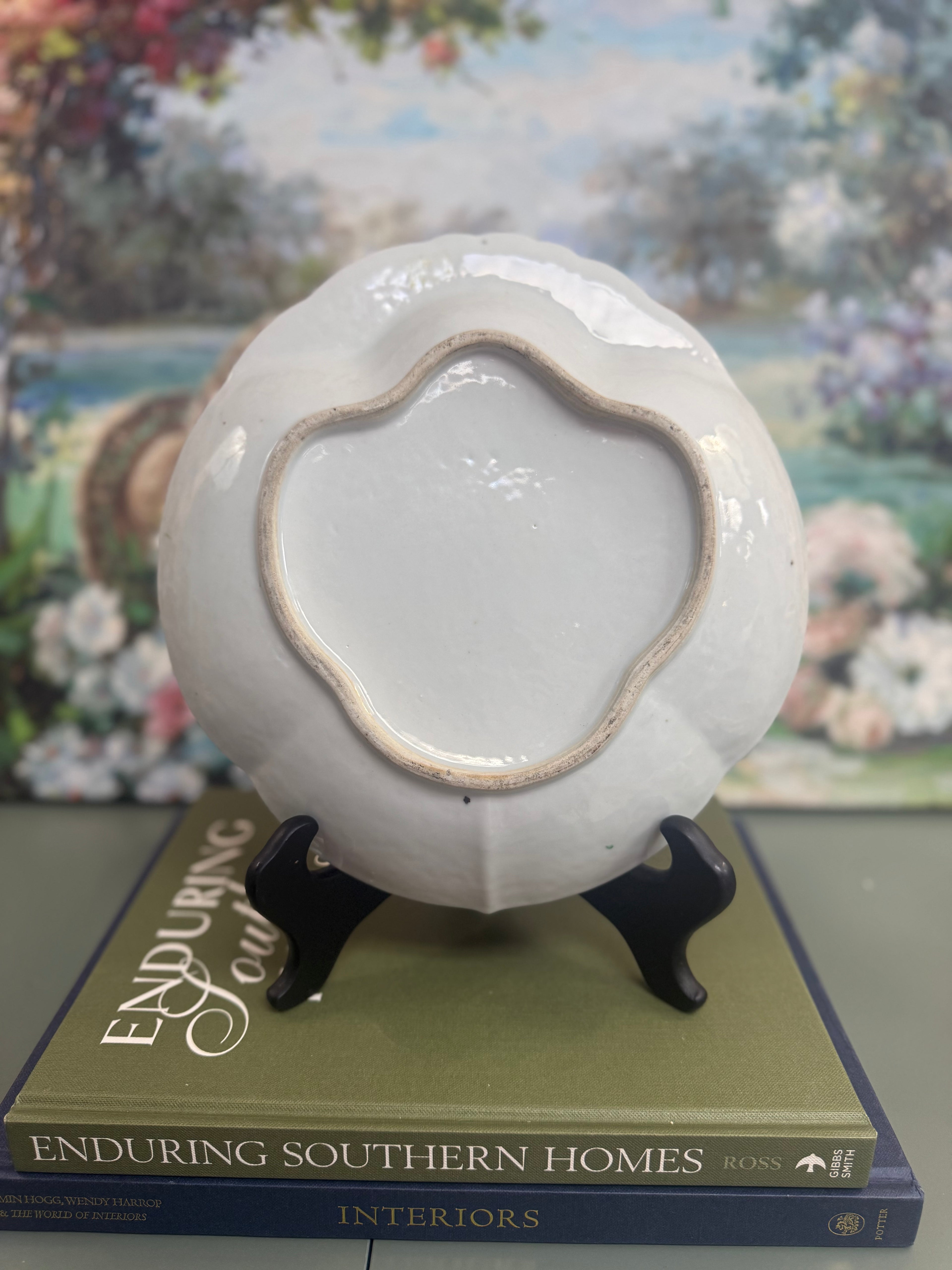 Antique Rose Canton Shrimp Plate